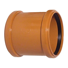 Slip Coupler (Double Socket) 110mm Underground Drainage Pipe Fittings Bend Trap Gulley Socket Grid Coupler