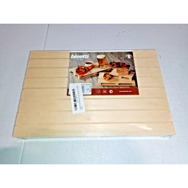 Bisetti BT-26122 Medium Pallet Wood Cutting Board/Tray, 11.8 x 7.9 x 1.1", Brown