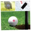 Operitacx 2pcs Golf Ball Marker Stamp Heart Shape Mark Stamp