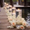 24 Pack 2 inch White Floating Candles Unscented Floating Candle