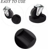 Nonley 4 Pack Silicone Caster Cups Non Slip Floor Protection