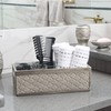 Creative Scents Dublin Silver Bathroom Decor Box Toilet Paper Holder