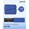 kure.fit Adjustable Wrist & Ankle Weights Set - 1lb Pairs