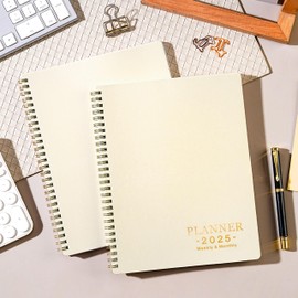 2025 Planner - Planner 2025, JAN. - DEC. 2025, 8" x 10" 2025 Planner Weekly and Monthly with Calendar Reference, Julian Dates