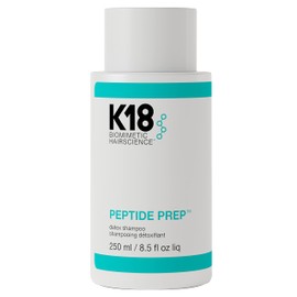 K18 K18 PEPTIDE PREP? Color-Safe Detox Clarifying Shampoo, Non-Stripping, pH-Optimized Cleanse, Removes Product Buildup, Dirt, Oils & Metals, 8.5 Fl Oz
