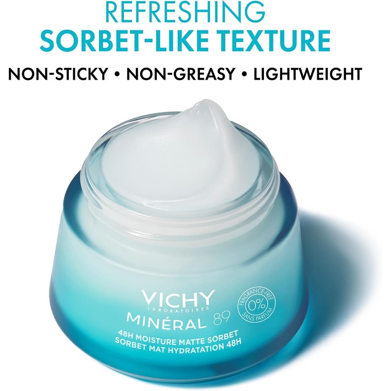 Gel Matificante Vichy Minéral 89 – Hidratación 48h para piel