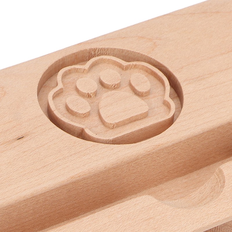 Cute Cat Paw Pattern Wood Essential Oil Diffuser Aromatherapy Essential