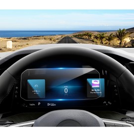 Coleya Displayschutzfolie Kompatibel mit VW Golf 8 MK8 GTI GTD GTE 2020 2021 2022 2023 2024, VW Golf 8 Gehärtetes Glas Schutzfolie, 9H Anti-Kratzer Dashboard Displayschutzfolie (10,25 Zoll)