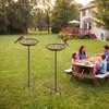 Otoolling 2 Sets Standing Bird Feeder 11.8" Bird Feeder Tray