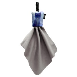 SPUDZ Classic Microfiber Lens Cleaner – Clip-On Pouch, Washable – for Binoculars, Scopes, Glasses, Screens | Cat, 6 x 6 Inch