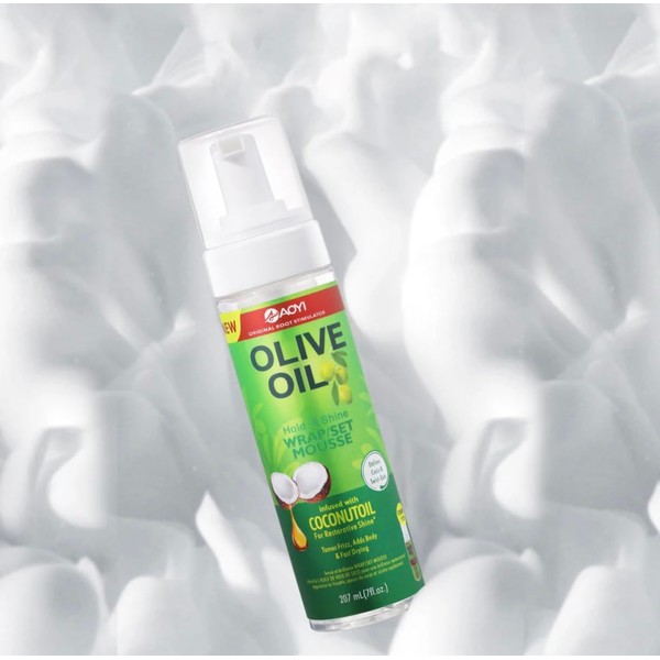Generic Olive oil Foam waxing Foaming Wrap Mousse Hold Hair