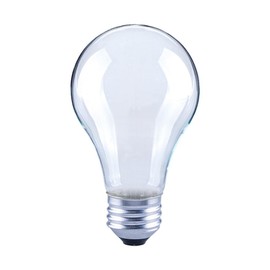 Global Value Lighting FG-03173 60-Watt Equivalent A19 Frosted Glass Filament Dimmable Vintage LED Light Bulb, (6-Pack), Daylight (5000K Kelvin)