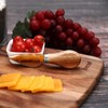 hecef Cheese Board set of 3,a Acacia Wood Cheese Plate,