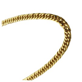 2pcs Imitation Gold Necklace Costume Gold Chain Faux Gold Chain Chunky Chain Imitation Gold Neck Chains Gold Trim Hip Necklace for Men Punk Style Necklaces Man Metal Street Jewelry