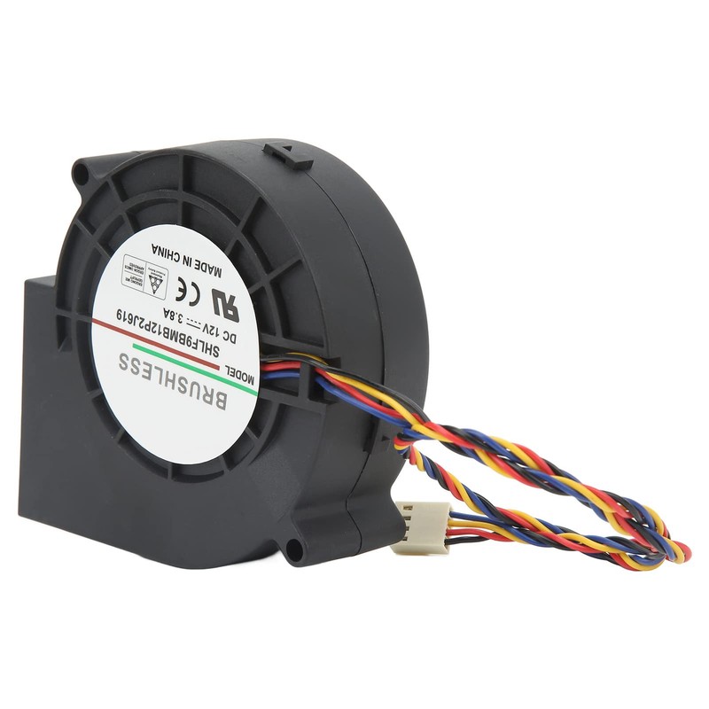 Brushless Cooling Fan, 7000RPM DC 12V 3.8A Brushless Blower Fan