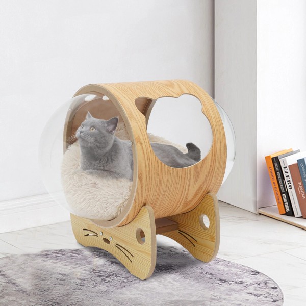 N/A 8.5kg Modern Cat House Pet Bed House Spaceship Space