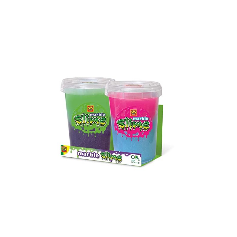 SES Creative 15025 Marble Slime-Duo Pack 400gr