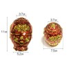 Bonendo Toothpick Case One Push Floral Tabletop Automatic Toothpick Holder