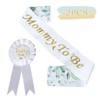 NEWHAPPYLAND Sash for Baby showers Decorations Naturals Sash & Tinplate