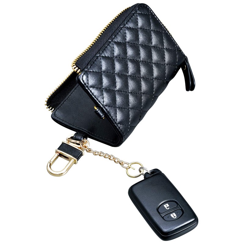 Seiwa WA12 Smart Key Case Plus Quilted Black