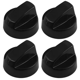 SPARES2GO Control Knob Dial for Hotpoint Oven & Cooker (1,2,3,4,5 or 6pcs+ Adaptors, Black)