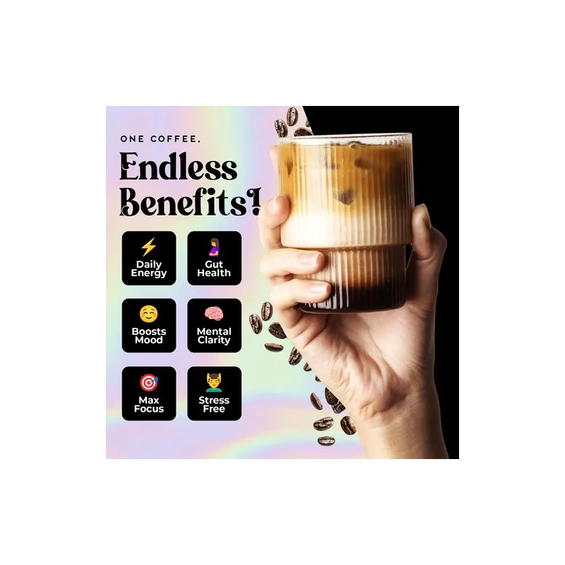 Briodose Café Adaptogénico Con Colágeno 30 Porciones
