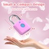 Pothunder Fingerprint Padlock, Locker Lock, Combination Lock, Fingerprint Lock with