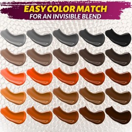 COCONIX Leather & Vinyl Repair Kit - Brown & Shades | Fix Tears, Holes, Scratches, and Peeling on Leather and Vinyl Furniture, Car Seats, and Jackets | Easy Application with Customizable Colors