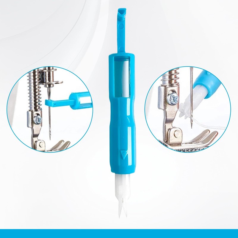 8 Needle Threaders,Automatic Needle Threader,Needle Threaders Hand Sewing,with 2 Anti-Trap