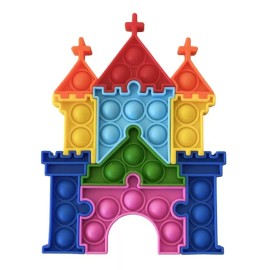 Monzó Castillo Pop Its, Rompecabezas, Fidget Toys Juguete Silicona