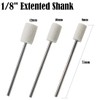 Luo ke 75mm Extra Long Flet Polishing Bits, 1/8'' Extented