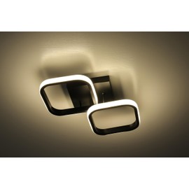 Volcode 15-Inch RV LED Ceiling Light, 12V Dimmable Interior Light Fixture with On/Off Switch, 13W 4000K Natural White for RV Motorhome Camper Trailer