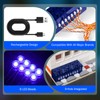JMBricklayer LED Light Kit Building Blocks Set, 2x6 Blue Light