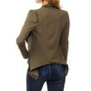 MINEFREE Women's Long Sleeve Classic Draped Open Front Lightweight Blazer