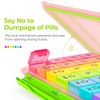 AUVON iMedassist Moisture-Proof Weekly Pill Organizer 4 Times a Day,