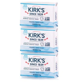 Kirk's Original Coco Castile Soap, Pack of 3