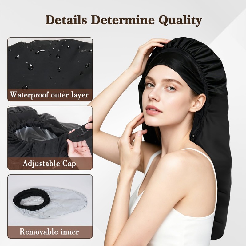Hair Steamer Cap for Deep Conditioning Adjustable Heat Cap