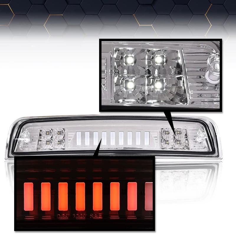 PIT66 LED Bar 3rd Brake Light, Compatible with 2009-2017 Dodge
