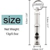 Silver Pets Whistle Adjustable Pet Training Sound Control Stainless Steel