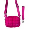 The Iris Accessory Puff Bag (#24231) - Crossbody Bag:_Hot Pink