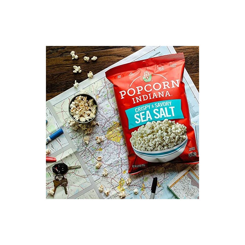 Popcorn, Indiana Sea Salt Popcorn (6 Count - 2.1 Oz