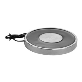 Electromagnet, 24 ± 2 V operating voltage, the maximum suction value is 25 kg/245 N, 70 x 10 mm, the round suction cup, electromagnet