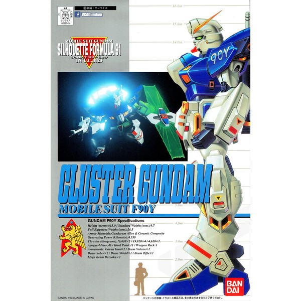 Gundam Silhouette Formula 91 Cluster Gundam Scale 1/100