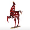 TOOARTS Metal Sculpture Metal weaving horse Home Furnishing Articles Handicrafts