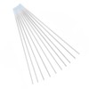 10Pcs Zirconiated Tungsten Electrodes WZ8 White Tip for AC Tig