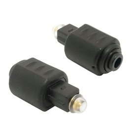 REY Mini Toslink Female to Toslink Male Optical Fiber Digital Audio Adapter
