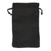 CleverDelights 6" x 10" Black Burlap Bags - 10 Pack