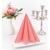 Apartina Napkins Fabric-Like Airlaid, Plain, Coral, Size 40 x 40