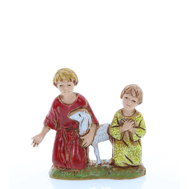 Moranduzzo Set 6 Kinder für Krippe 10 cm Maßstab 1:20
