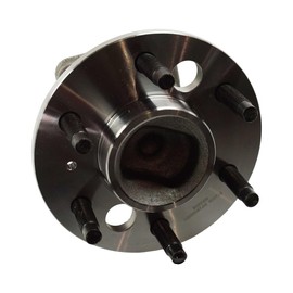 KarParts360 For Chevy Uplander 2006 2007 2008 2009 Wheel Hubs Driver and Passenger Side | Pair | Rear | 6 Lugs | 5 by 4.53 inches Bolt Pattern | 4 Bolt Mounting Flange | With Bearing | With Lug Bolts